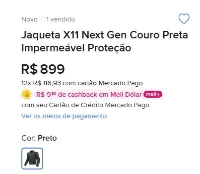 JAQUETA X11 NEXT - TAMANHO 3G - Foto 3