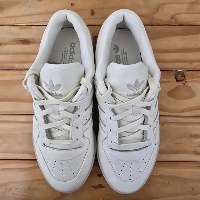 Tênis adidas Rivalry Lux Low Branco Couro - Tam 41 - Foto 5