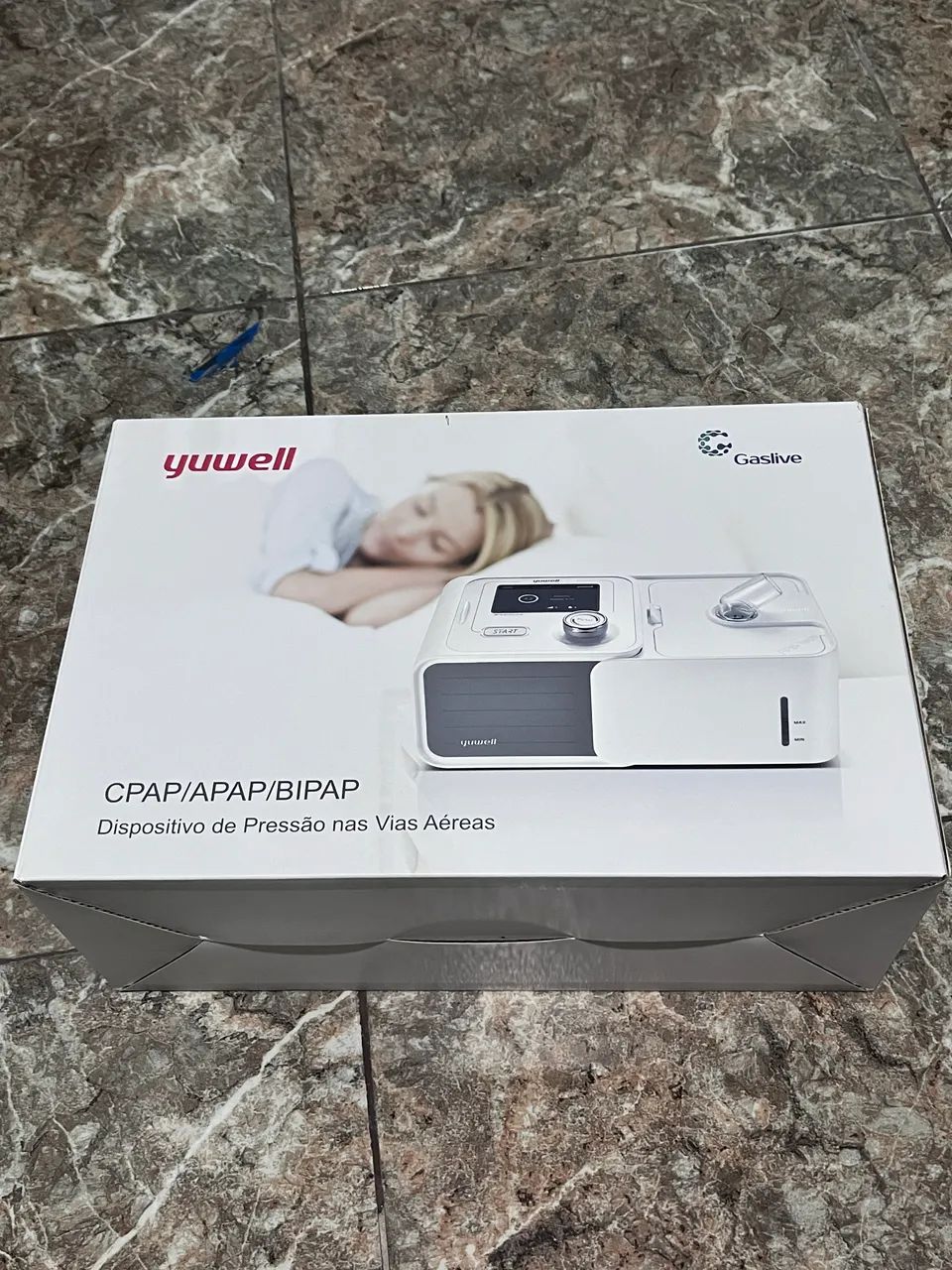 BIPAP/CPAP COM MÁSCARA - YUWELL NOVO