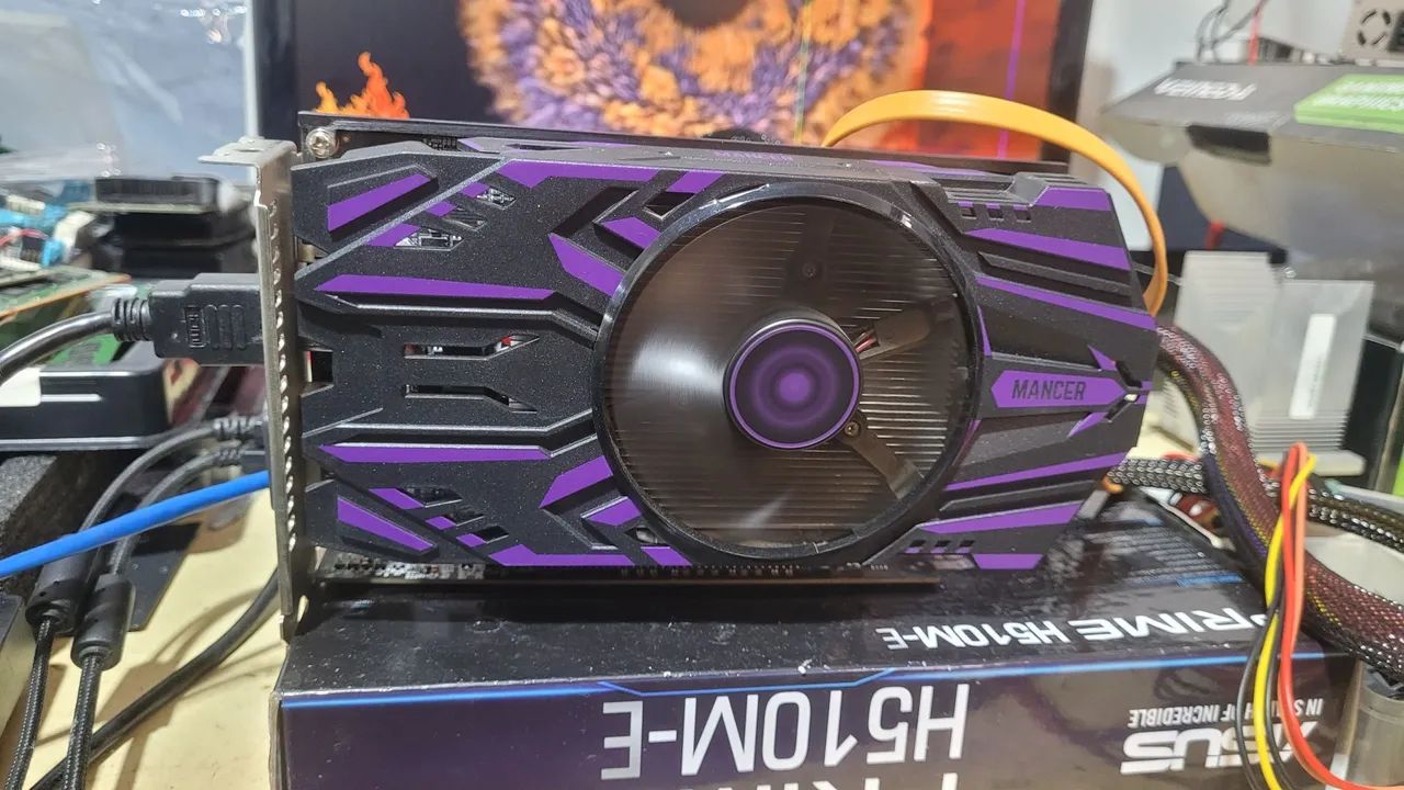 Placa de Vídeo RX 550 4GB GDDR5 Mancer | Revisada e Testada | NetoInfo<br>