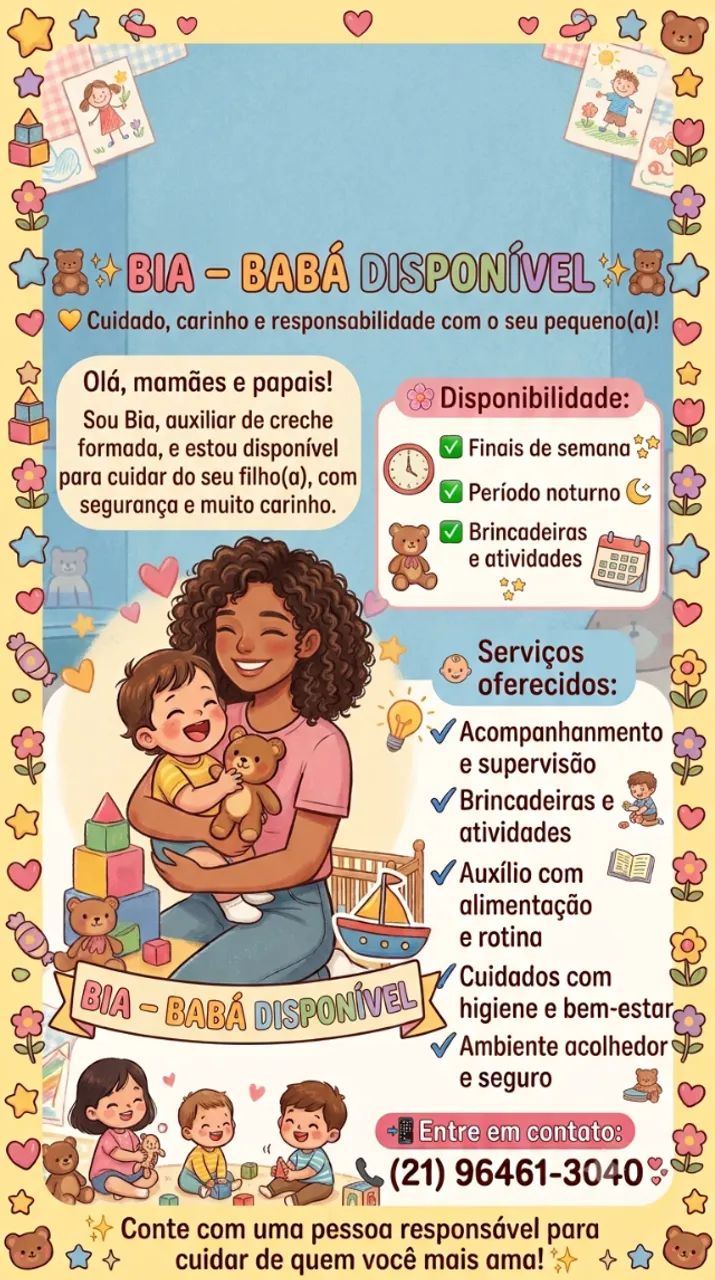 Babá finais de semana 