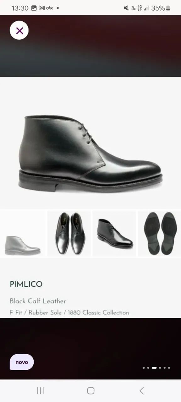 Sapato loake couro 43