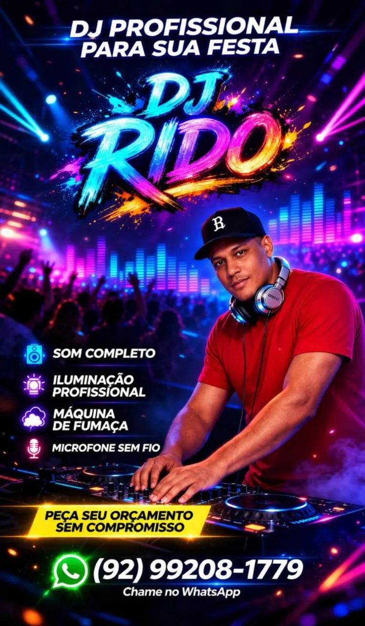 DJ PROFISSIONAL PARA SUA FESTA!