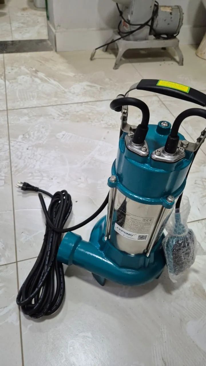Bomba Submersível Trituradora 1.5CV XSP14 - Foto 4