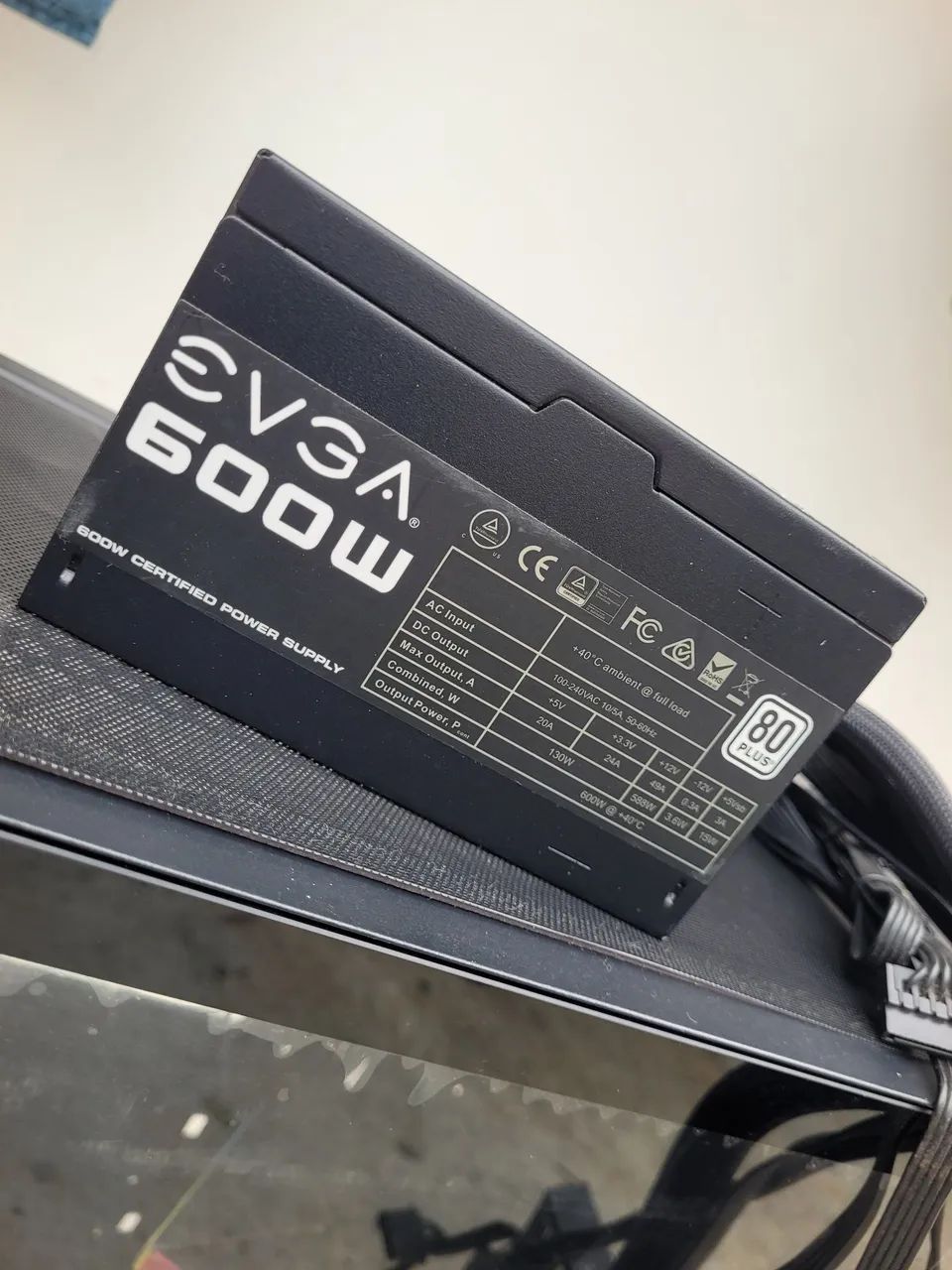 Fonte ATX da EVGA 600w 80plus prata - Foto 2