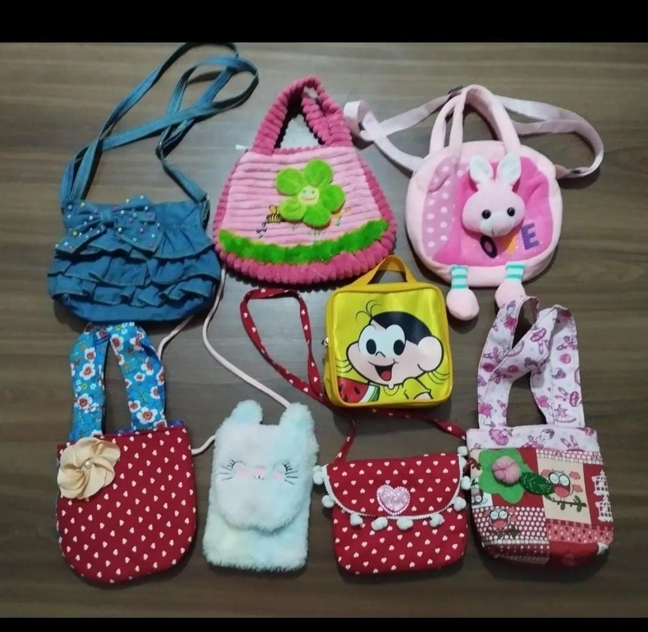 Lote de bolsas infantis 