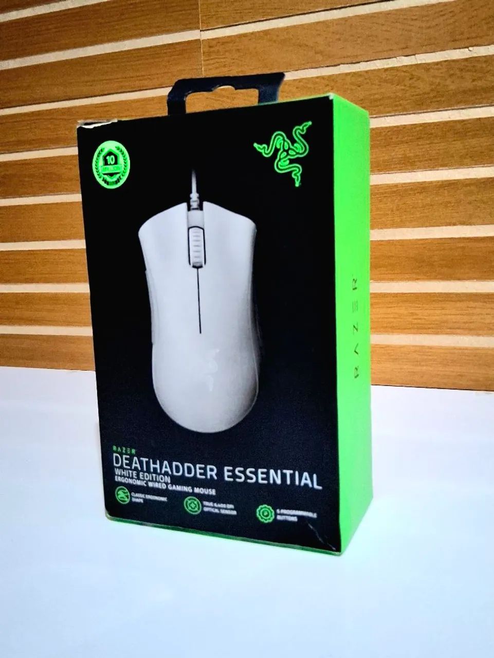 Mouse Gamer Razer DeathAdder Essential White Edition