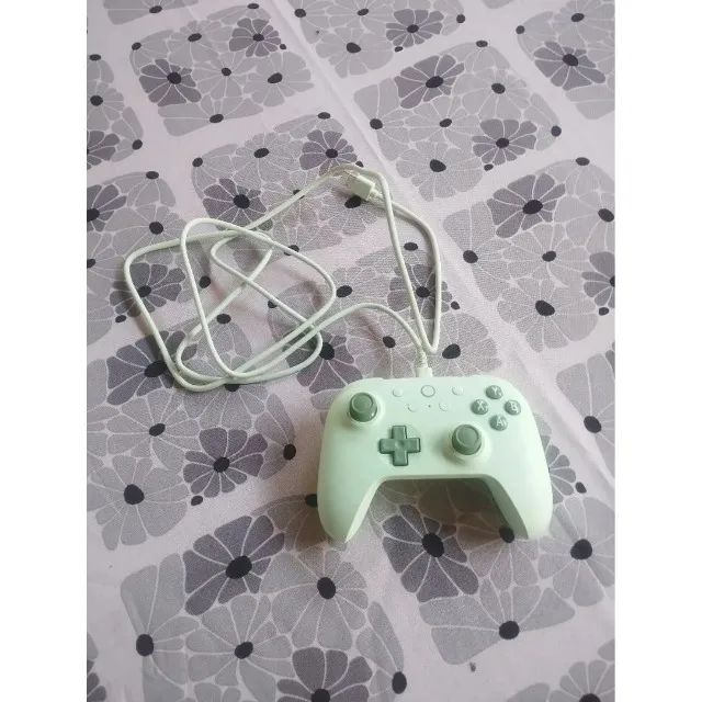 Controle 8BitDo Ultimate 2C com Fio Verde para PC Windows e Android USB