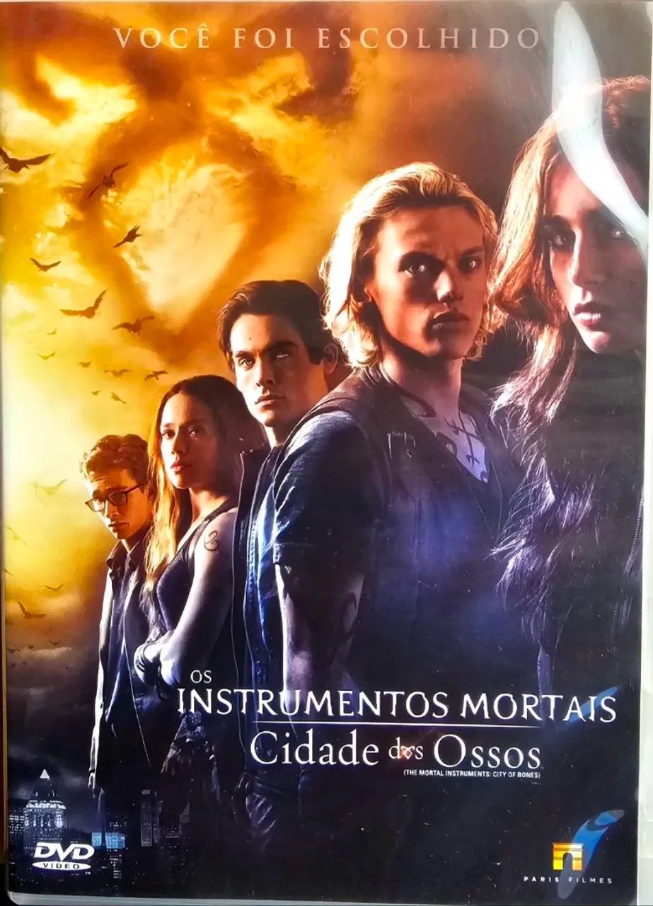 Filme DVD Os Instrumentos Mortais - Cidade dos Ossos  - Paris Filmes - Novo