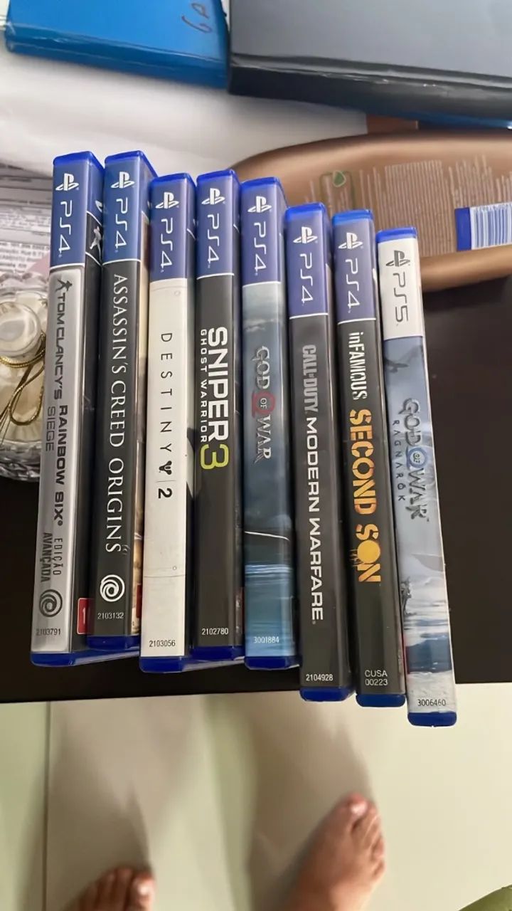 Ps5 com 1 controle e 8 jogos  - Foto 3