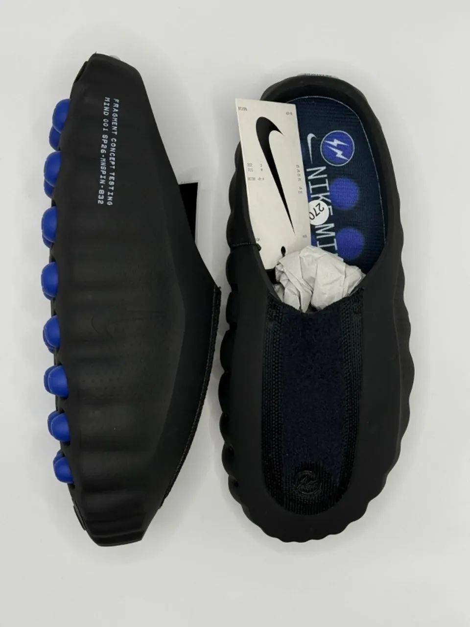chinelo nike x fragment mind preto 40 - Foto 2