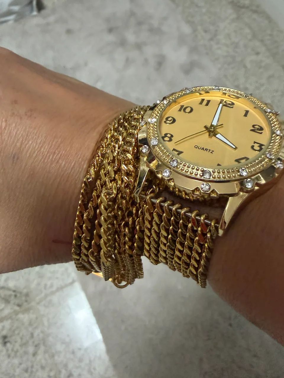 Relógio dourado  - Foto 2