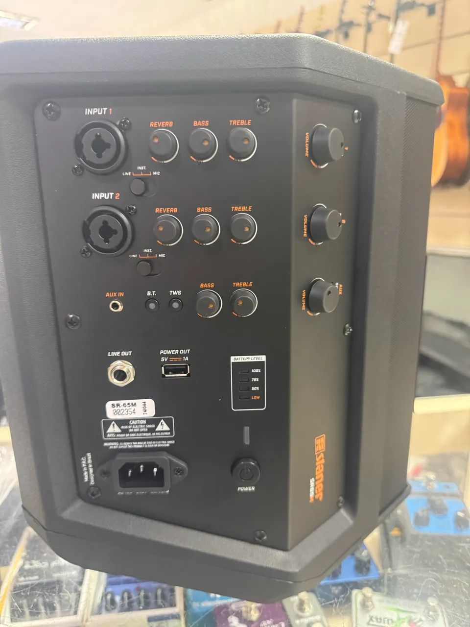 Caixa Stanner SR65M a bateria portatil - Foto 2