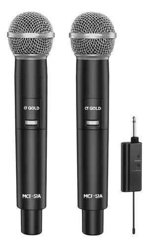 Microfone sem fio Duplo