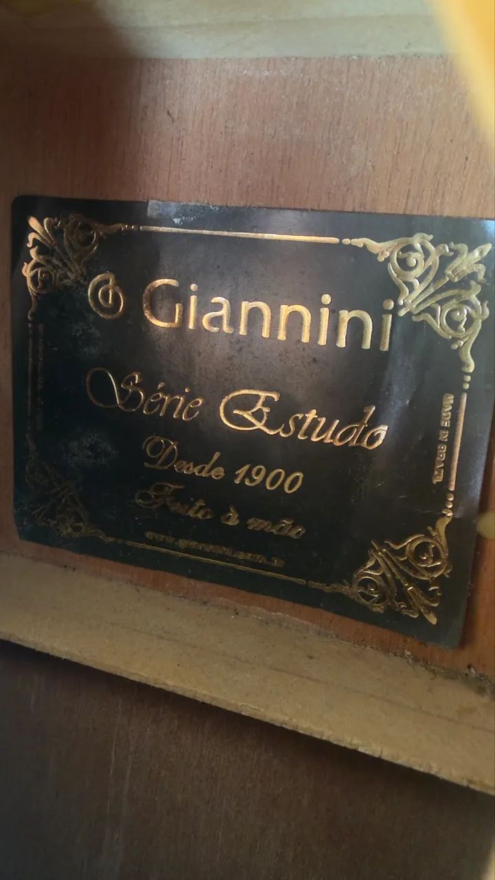 Violão Giannini série estudo feito a mão  - Foto 3