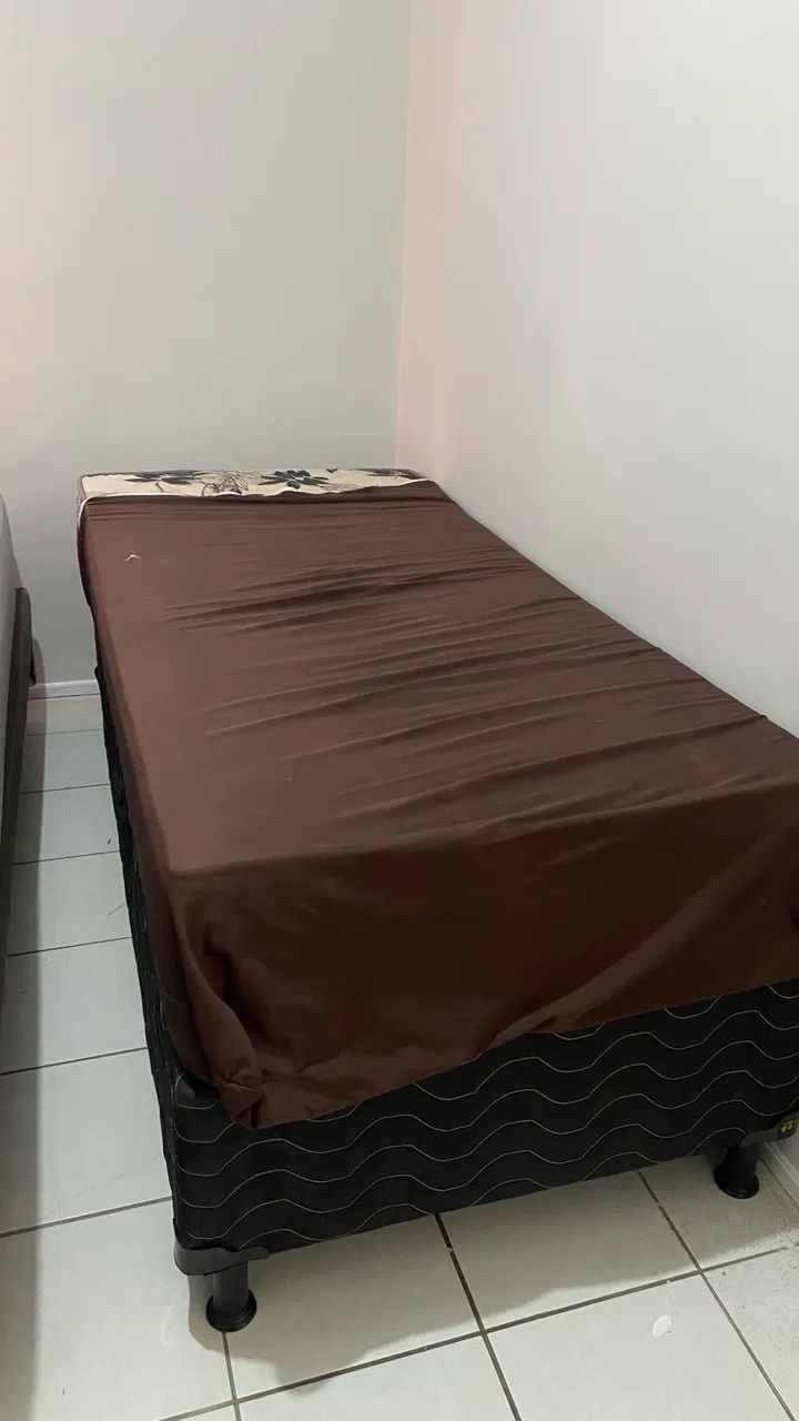 Cama solteiro - base e colchão - Foto 2