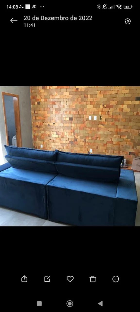 Sofá chaise 5 lugares lindíssimo e confortável  - Foto 5