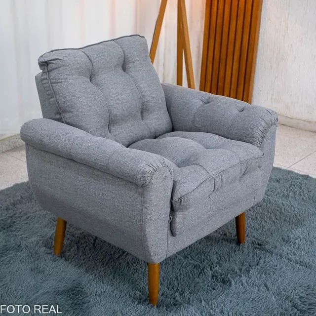 Poltrona MX Xangai  Linho   Novo! Pronta Entrega!