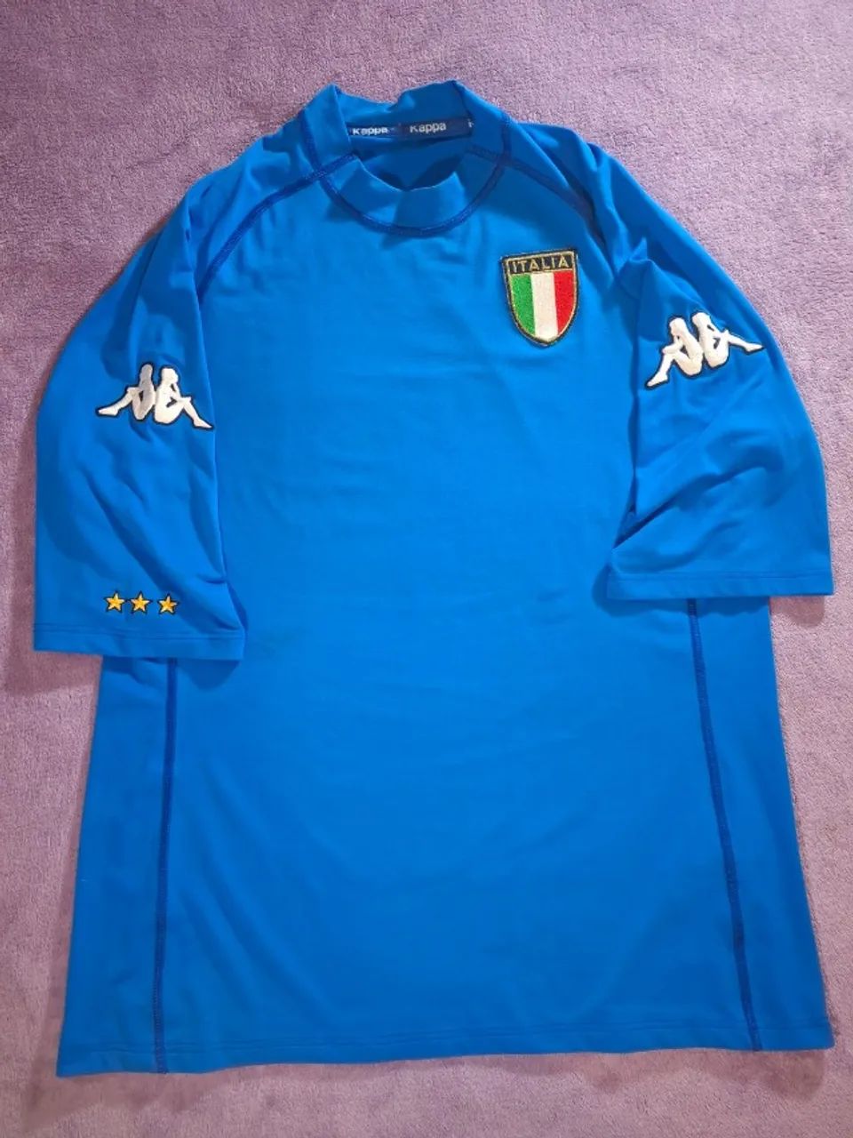 Camisa Itália Kappa 2002 - GG - Foto 3
