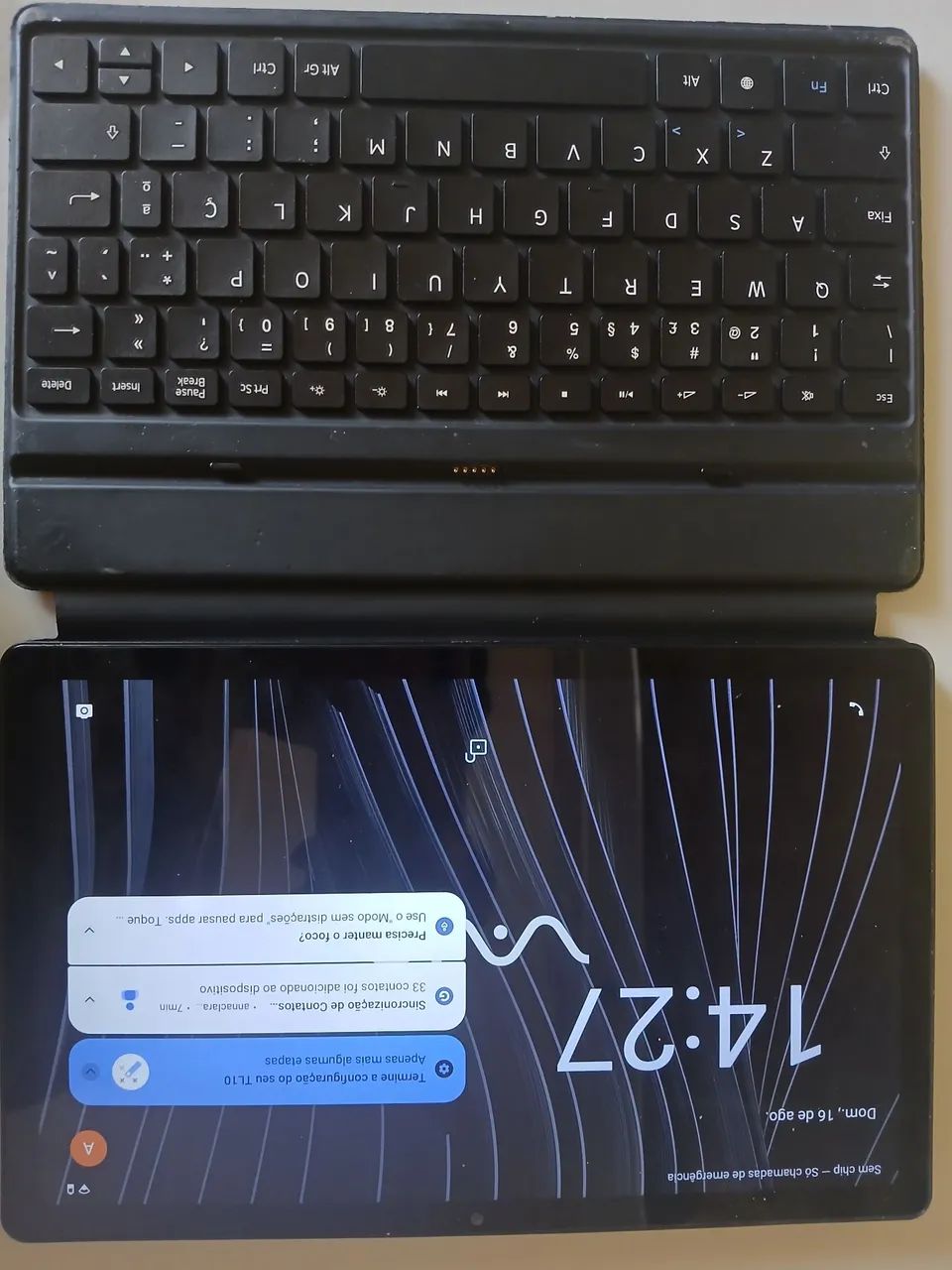 Tablet VAIO TL10 com capa e teclado