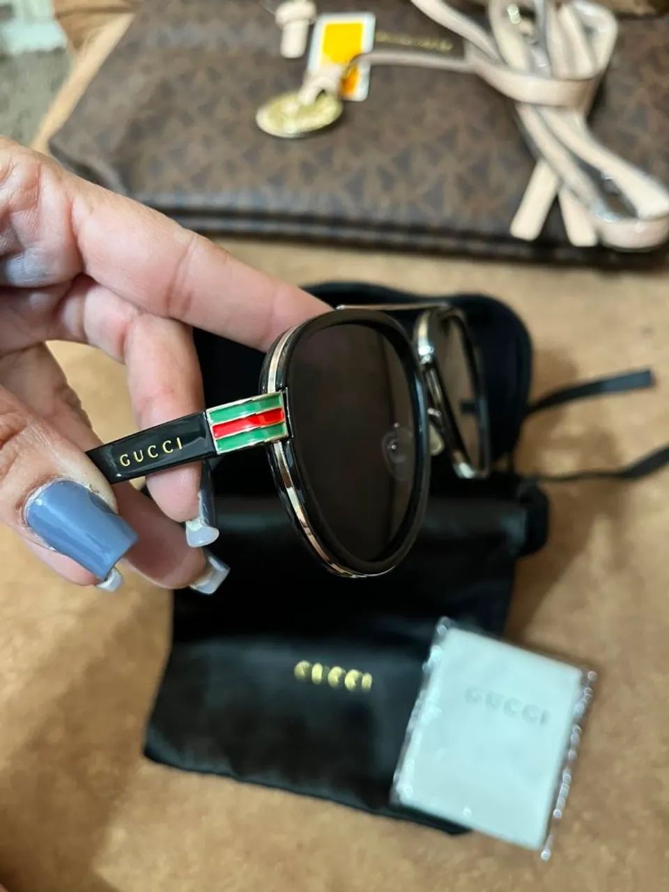 Óculos pilot gucci - Foto 2
