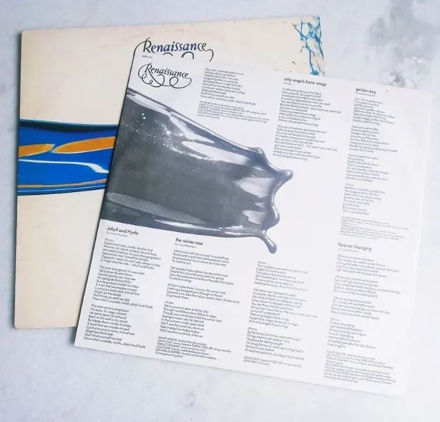 lp vinil - renaissance - azure d'or (1979) c/ encarte - CDs, DVDs