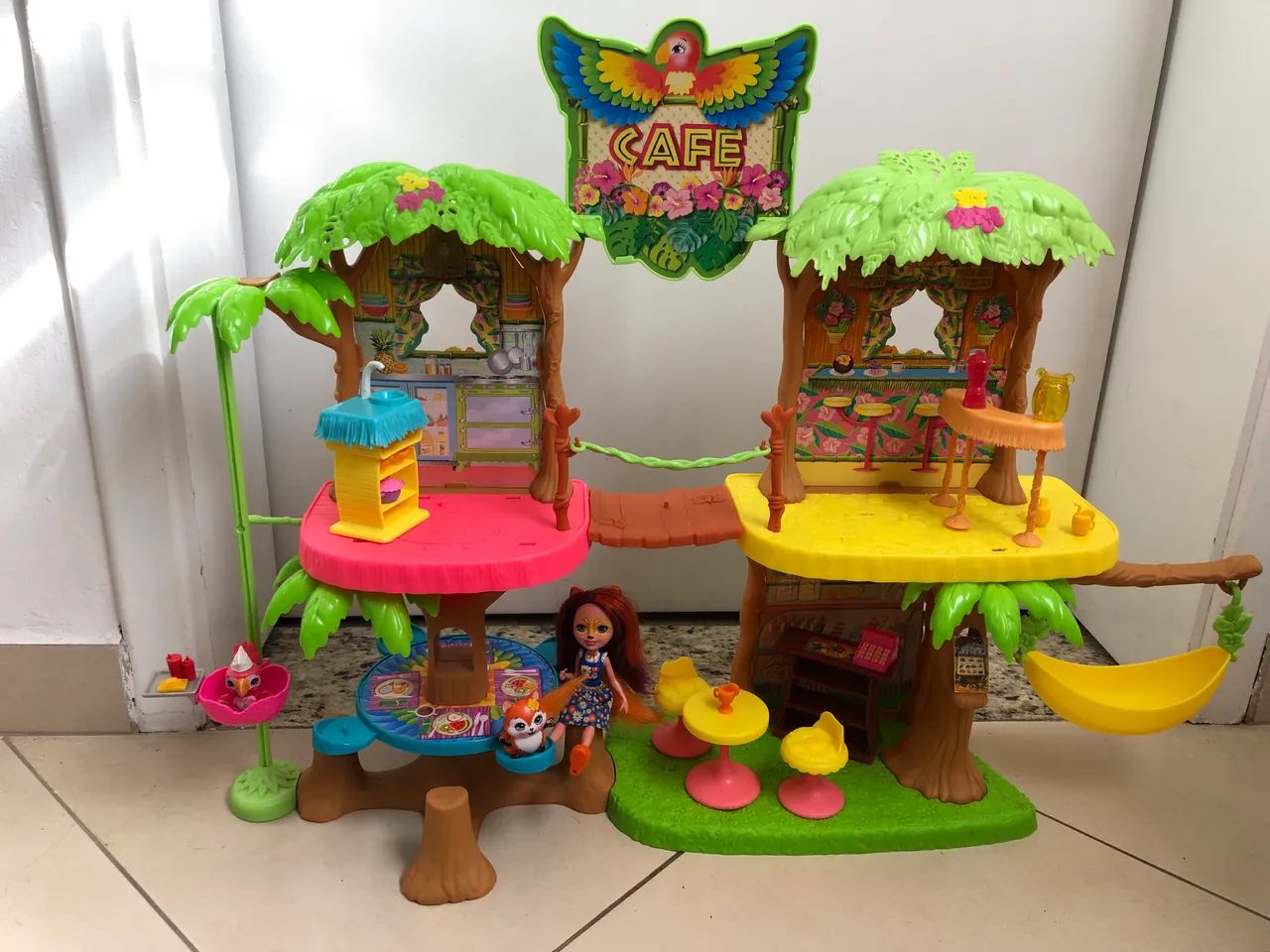 Playset Enchantimals Café Tropical Mattel - Foto 4