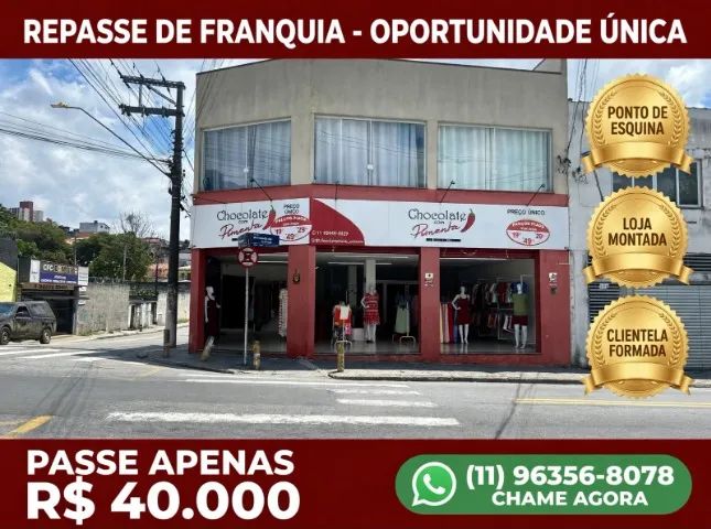 Repasse de Loja de Franquia 