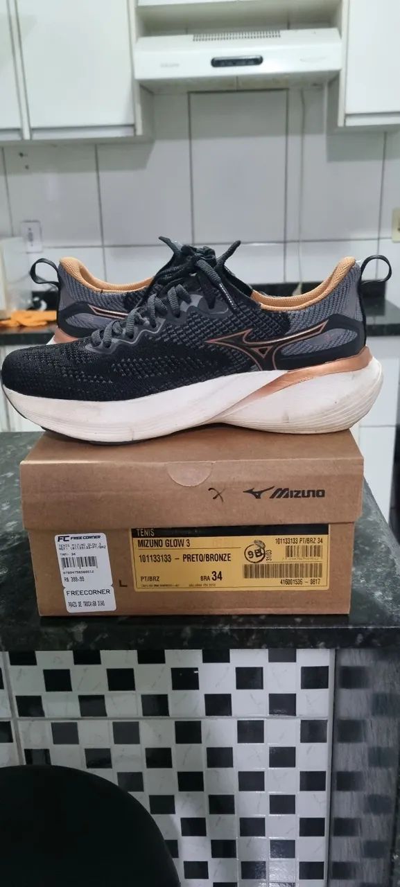 Tênis mizuno glow 3 