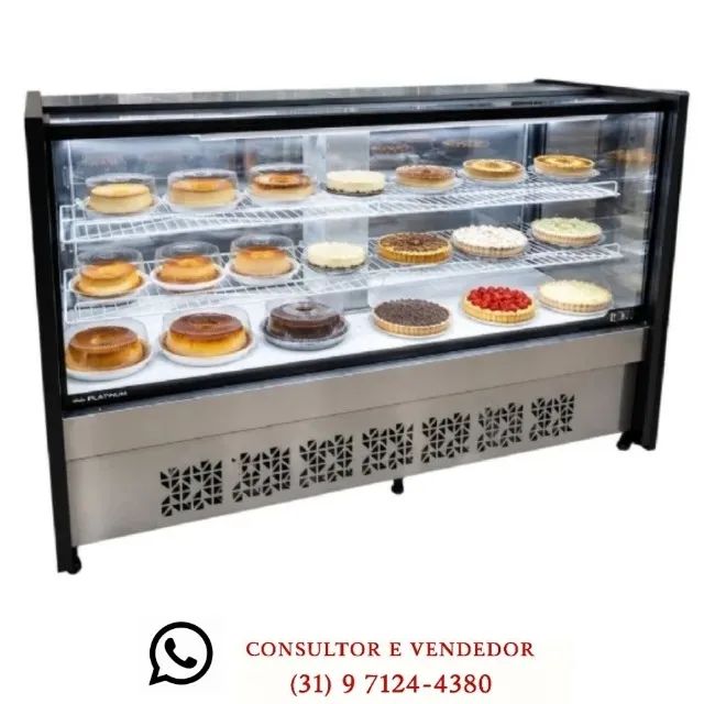 Balcão de Bolos e Tortas 1,75M Polar 220V