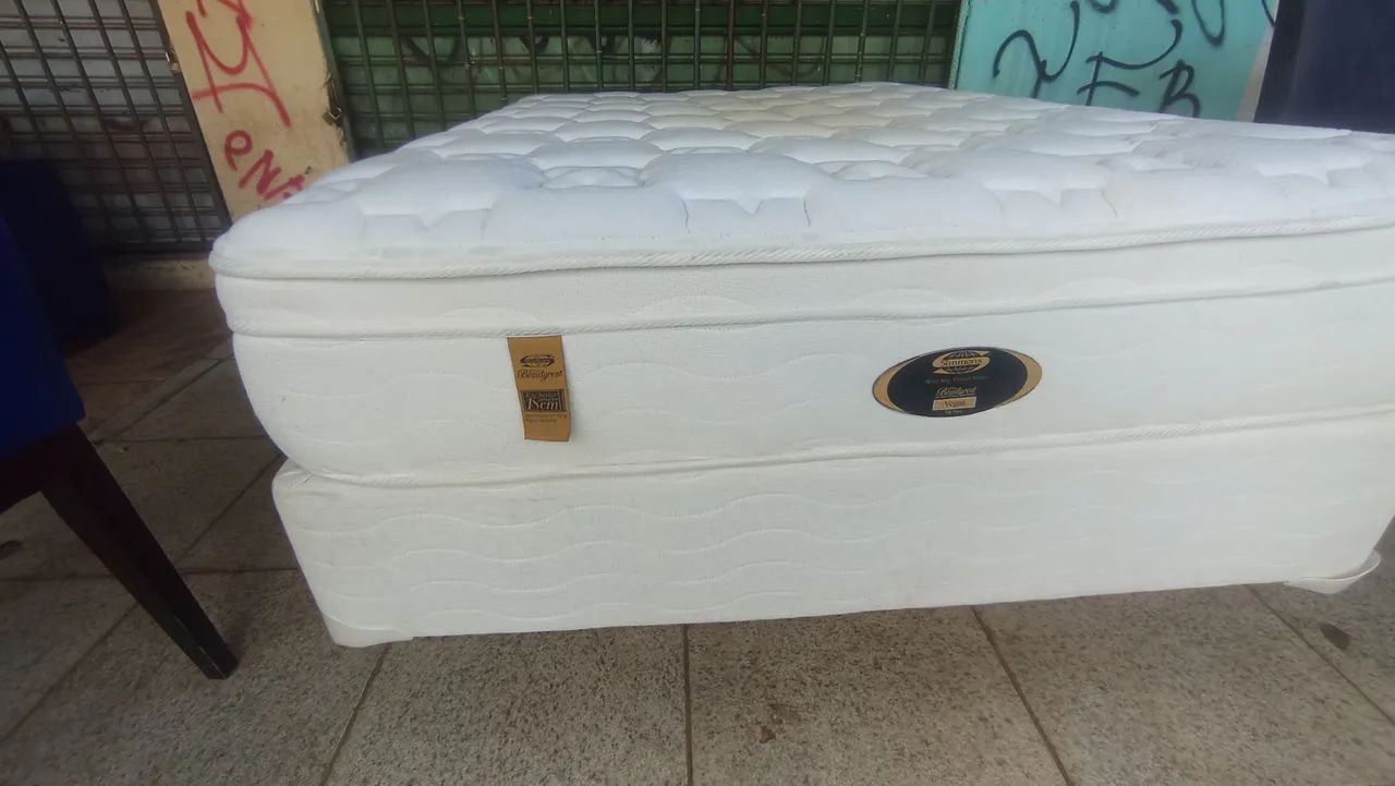 Cama box casal colchão Simons  - Foto 5
