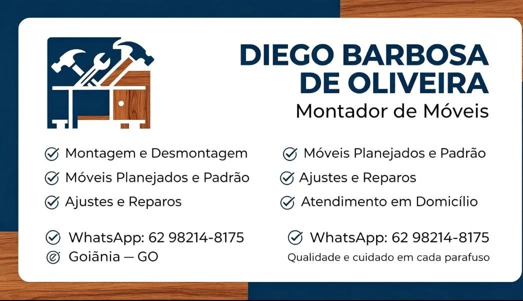 Montador de móveis e vidraceiro 