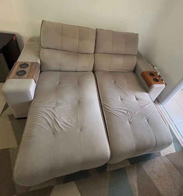 Sofá Retratil Reclinável para Sala de Estar - Foto 2