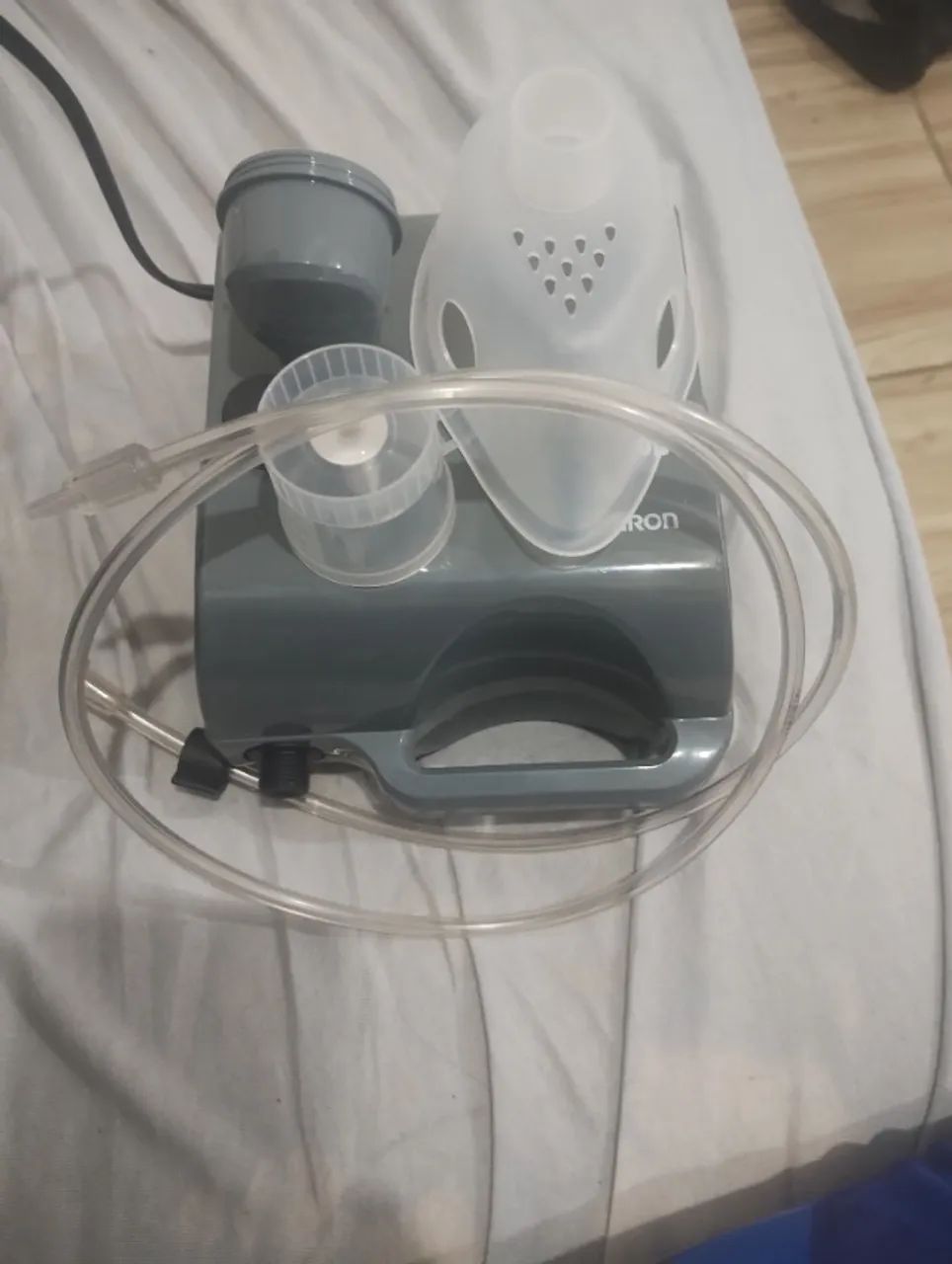 Inalador e compressor de ar