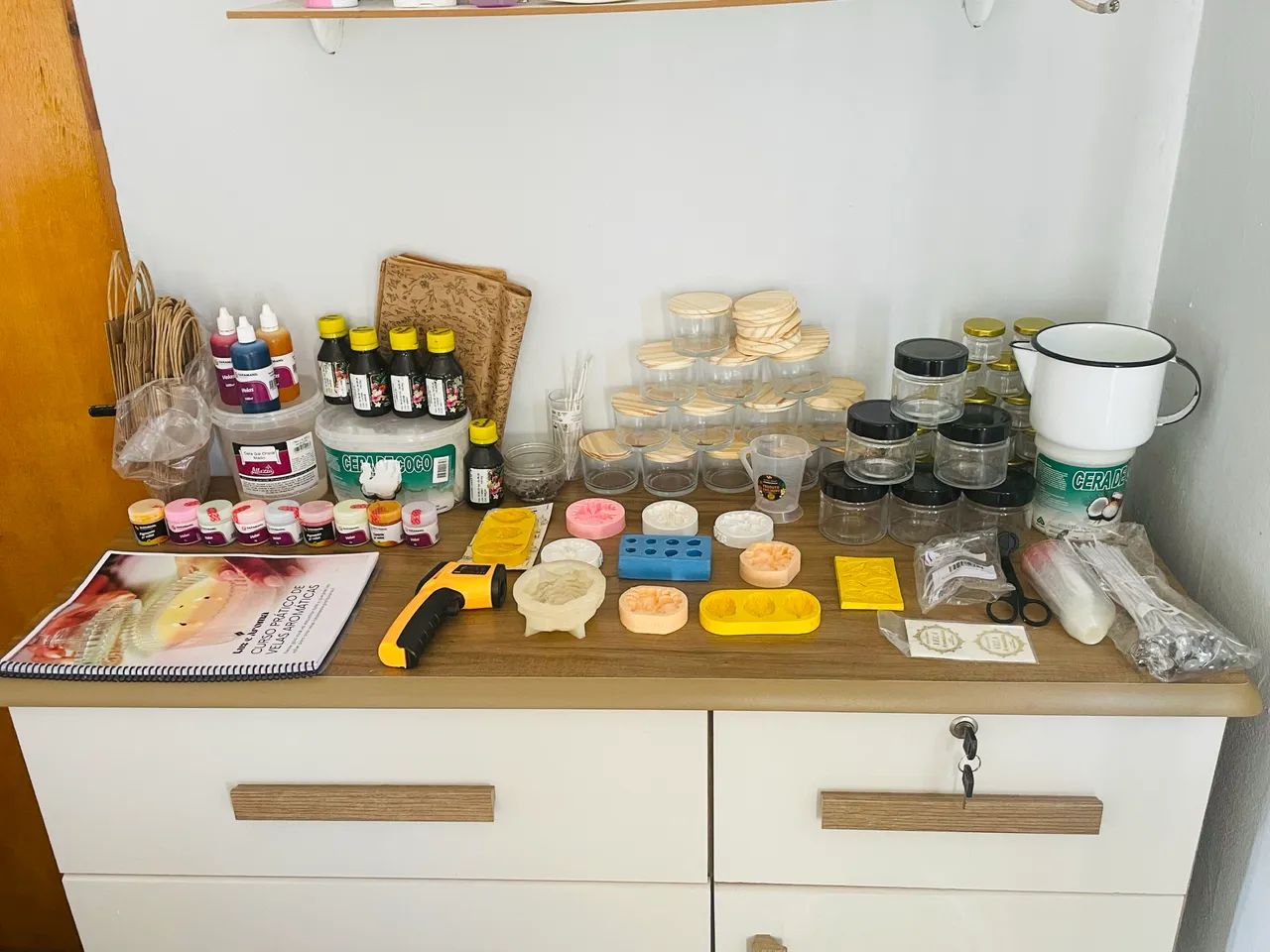Kit para velas artesanais iniciante 