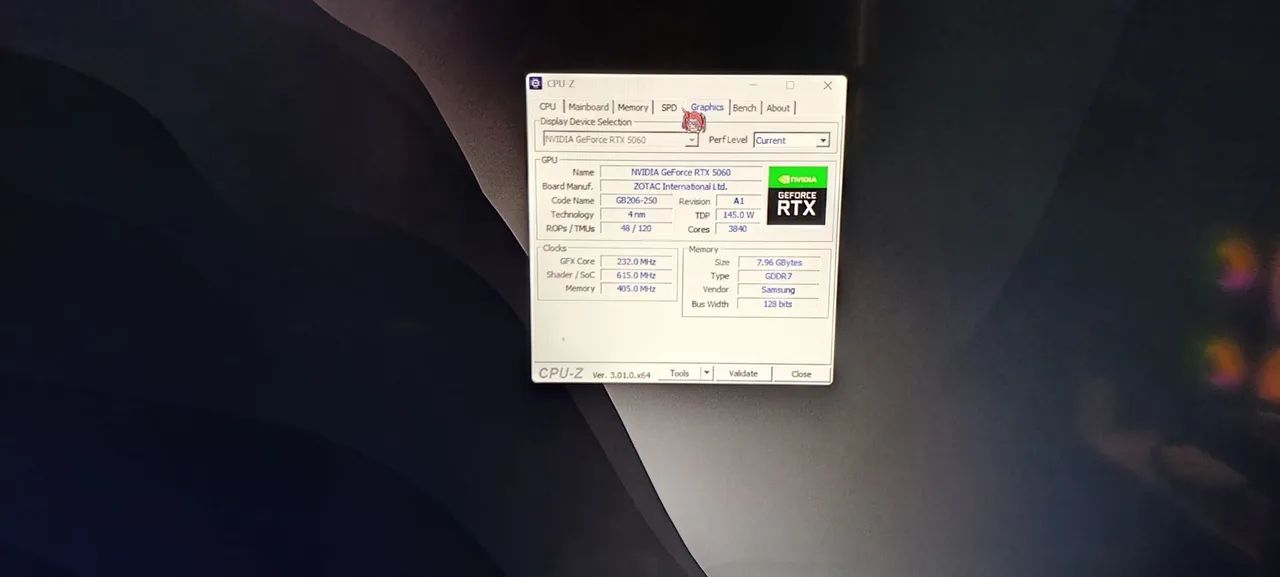 PLACA DE VIDEO RTX5060 ZOTAC PROMOÇÃO  - Foto 5