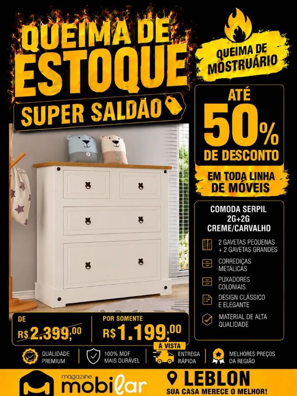 Móveis na promoção queima de estoque mobilar ? - Foto 3
