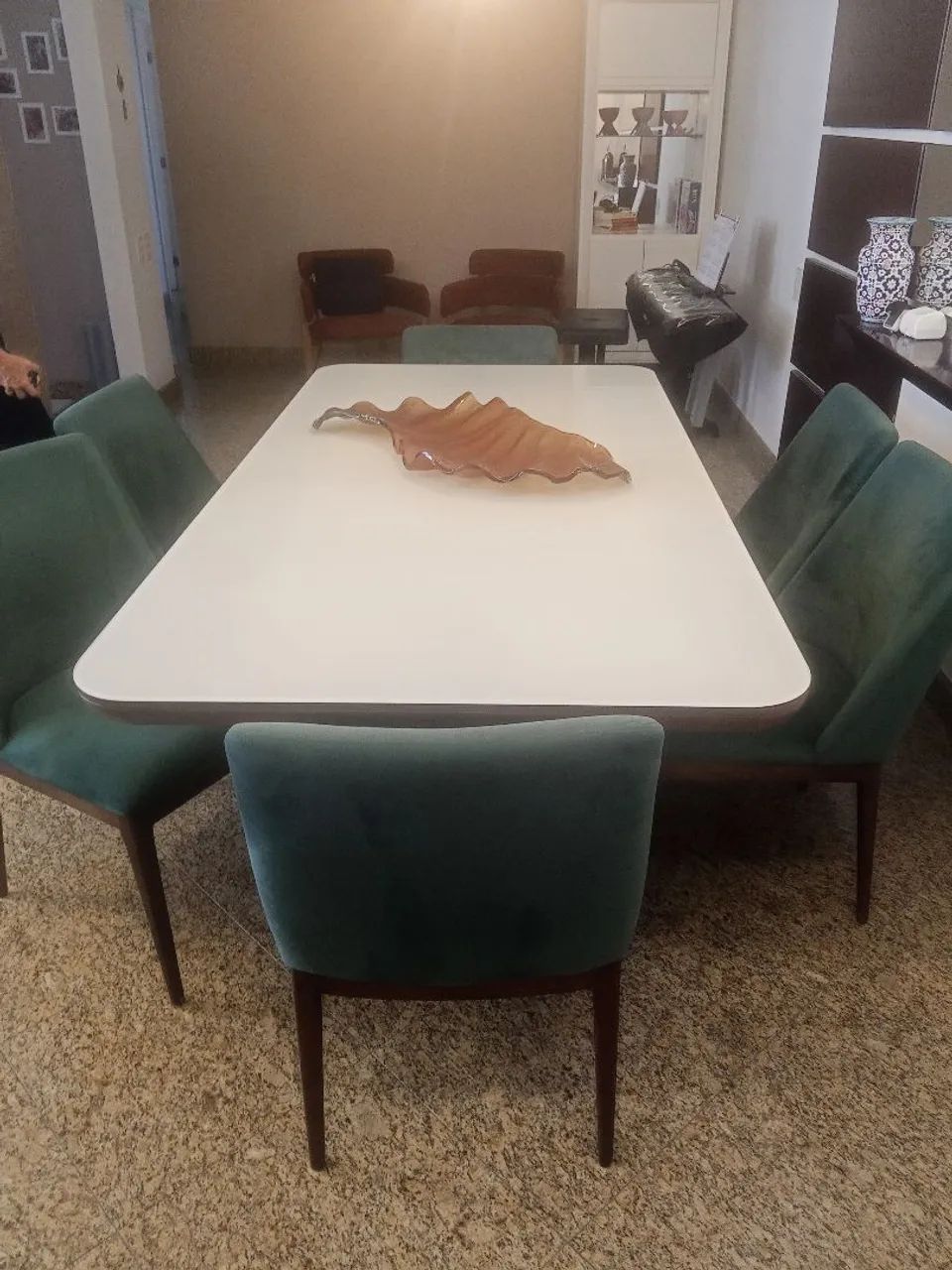 Mesa semi nova lindão sua sala. - Foto 3