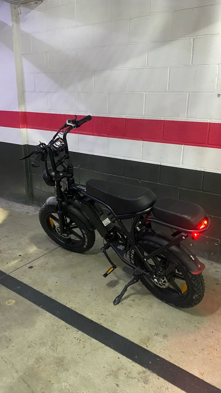 Bicicleta Elétrica V8 750w 5 marchas