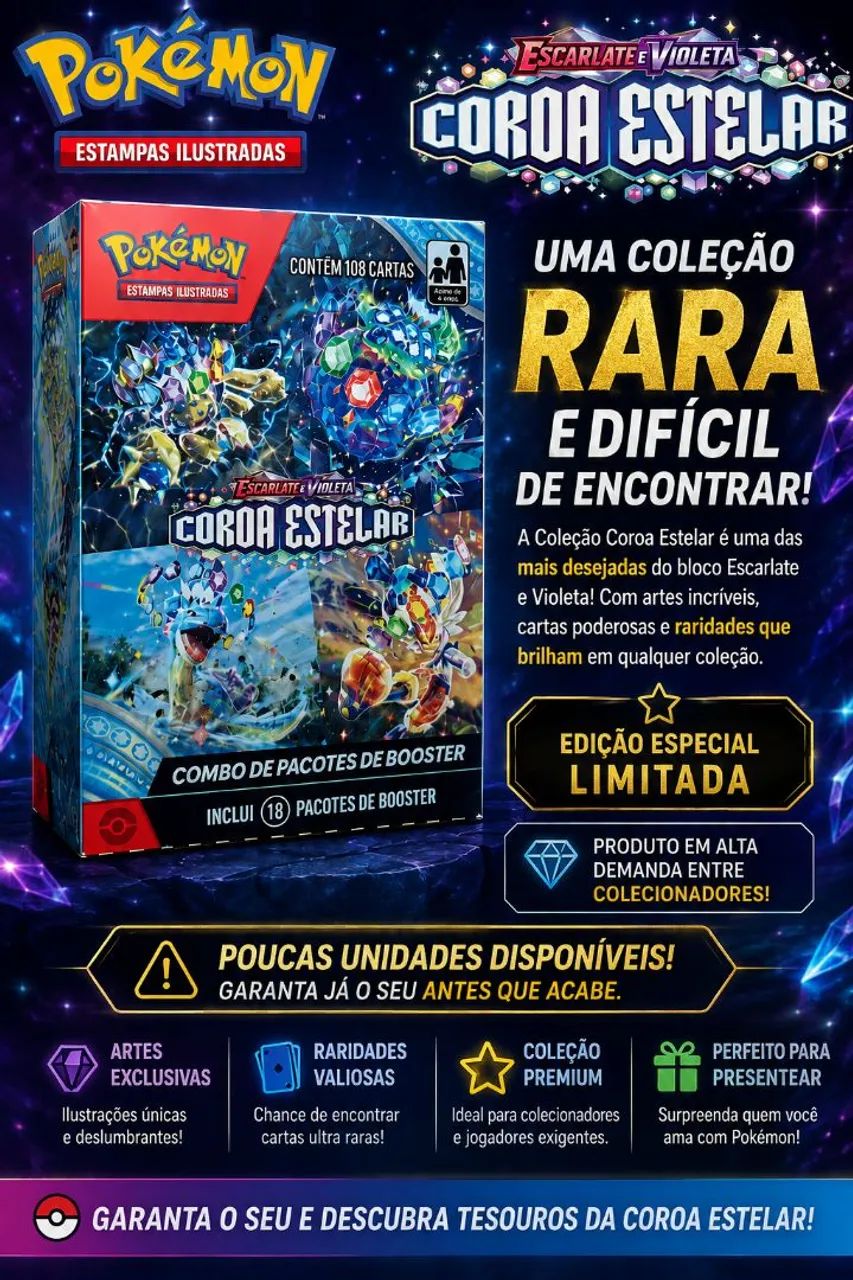 Combo de boosters | Coroa Estelar
