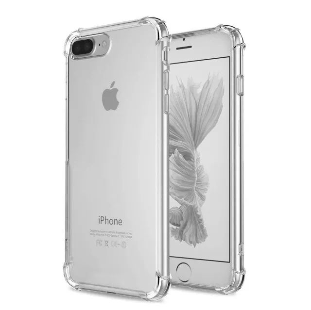 Capa celular para iPhone 7 Plus / 8 Plus Anti Impacto Transparente - Foto 4