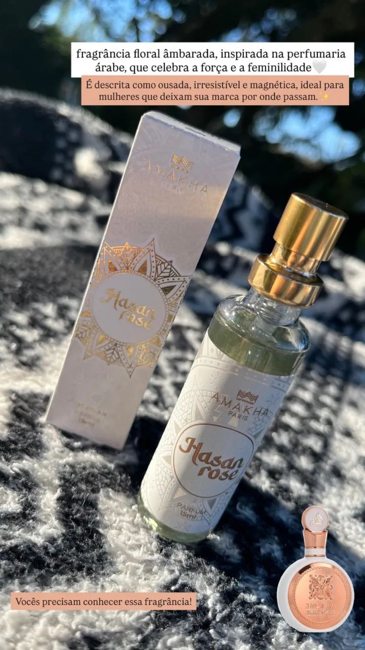 Perfume árabe feminino 