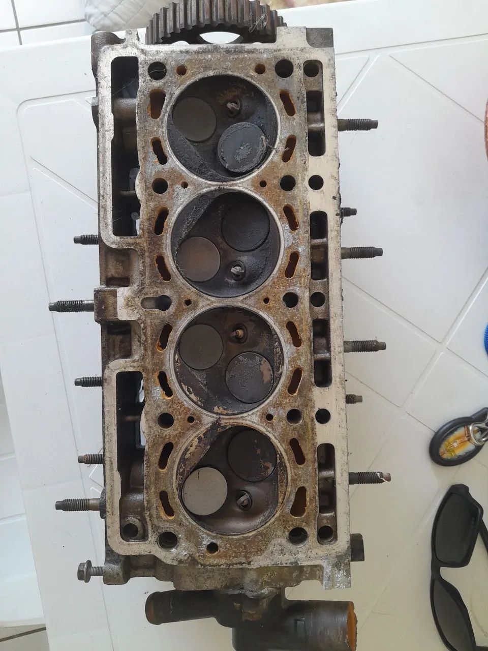 Cabecote clio 1.0 8v - Foto 4