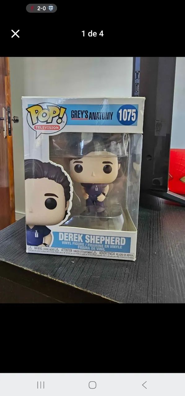 Funko Pop Derek Shepherd #1075 Grey's Anatomy Original | Na Caixa