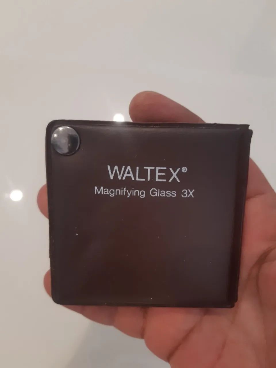 lupa de bolso com capa protetora  Waltex - Foto 2