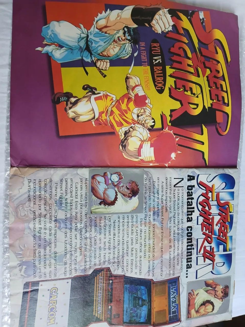 Street fighter album de figurinhas completo capcom - Foto 2