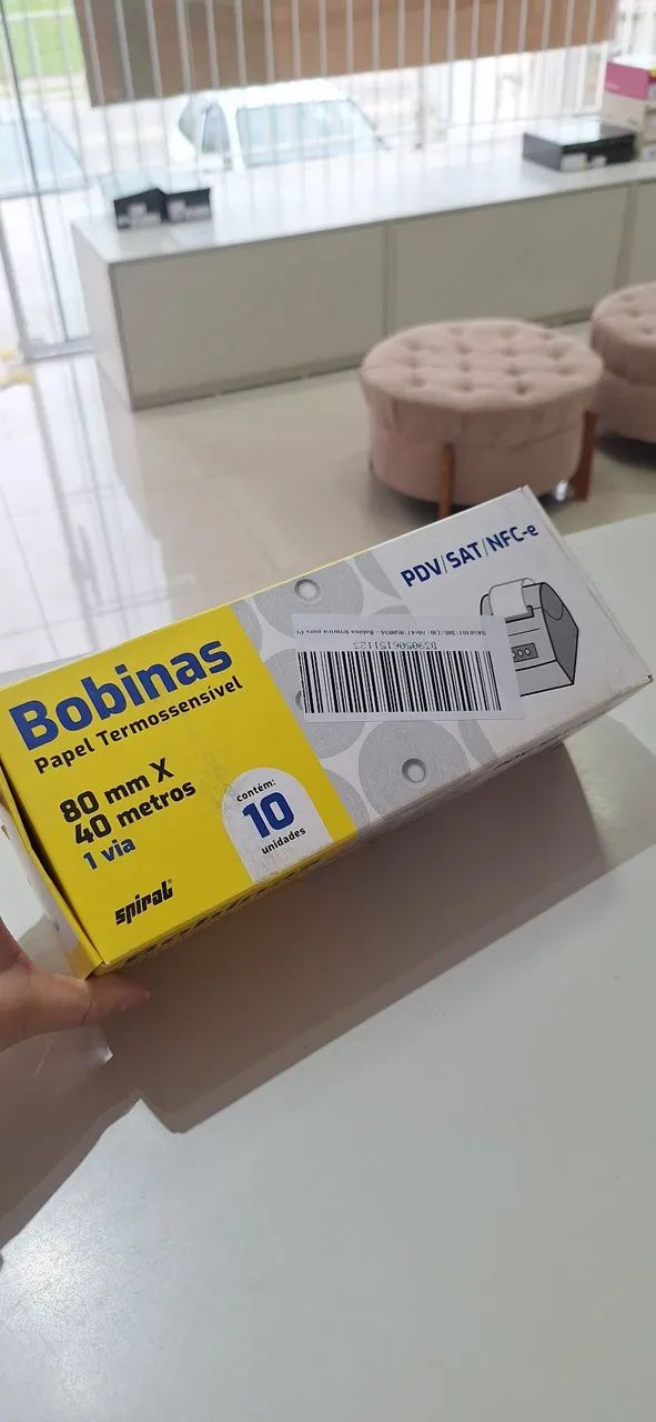 Bobina para impressora de cupom fiscal - Foto 2