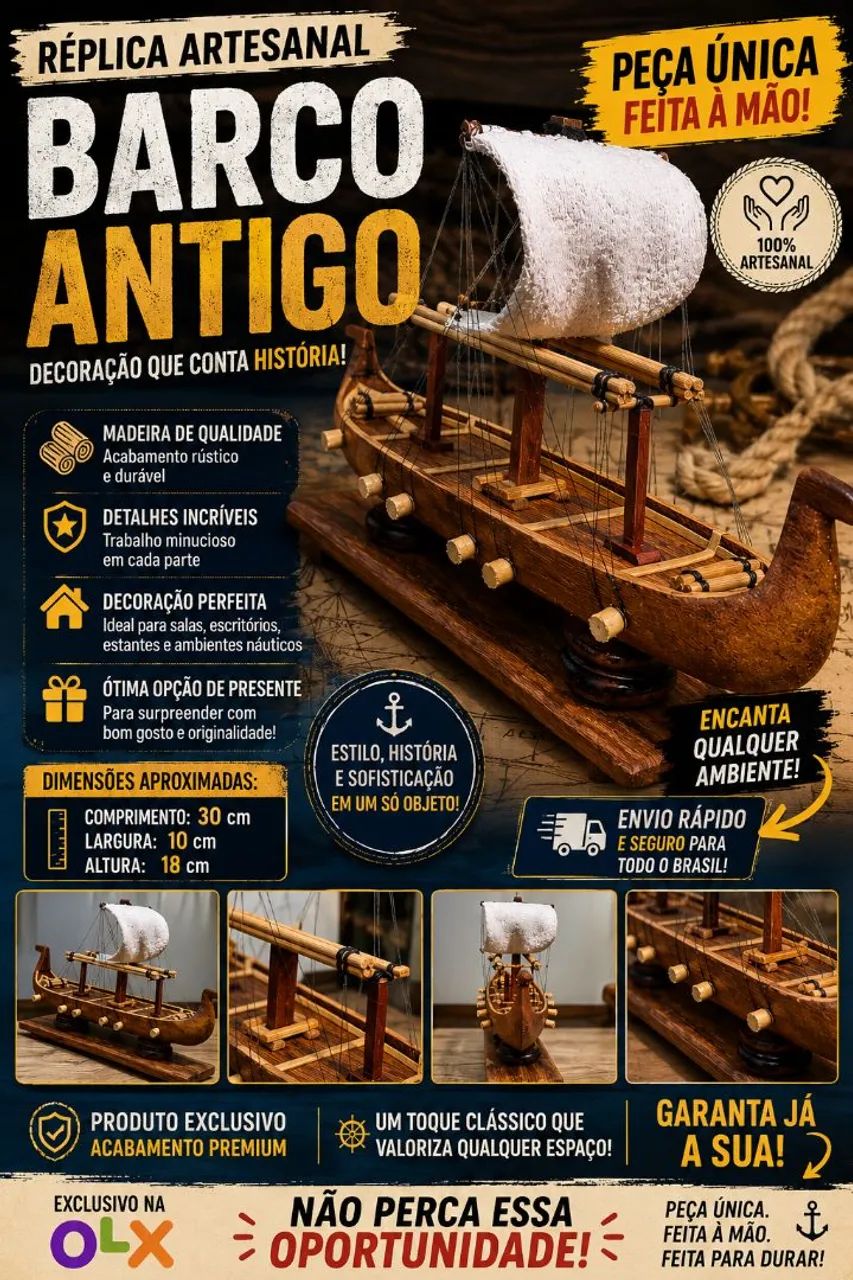 Miniatura Barco Viking