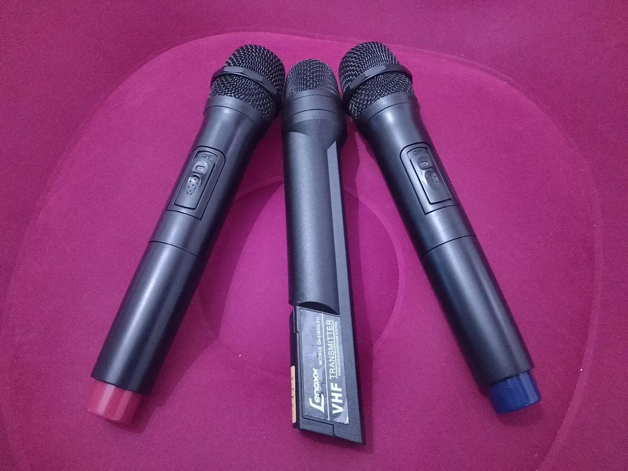 Kit microfone sem fio 