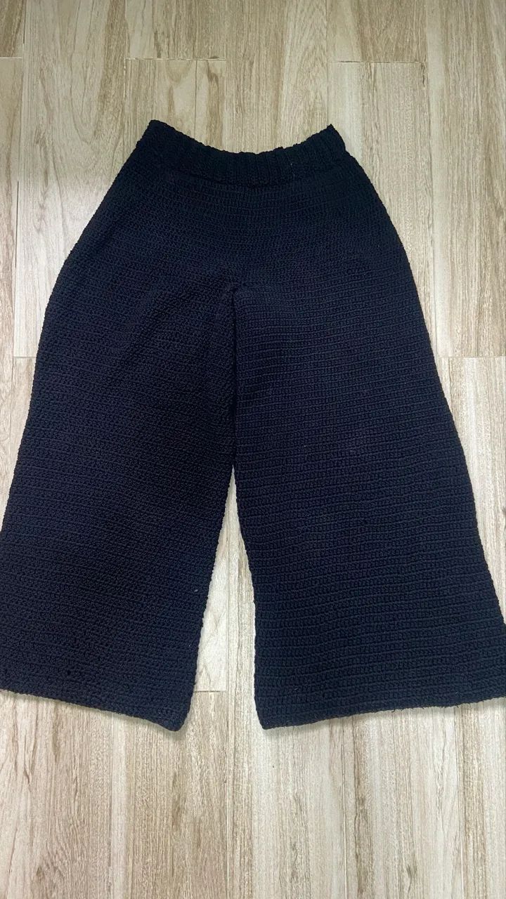 calça de crochê usada 1 vez 